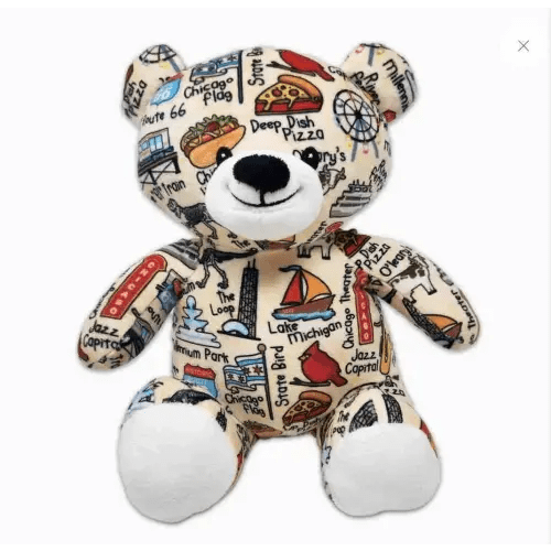 Chicago Theme Baby Plush Teddy Bear — Camp Willow