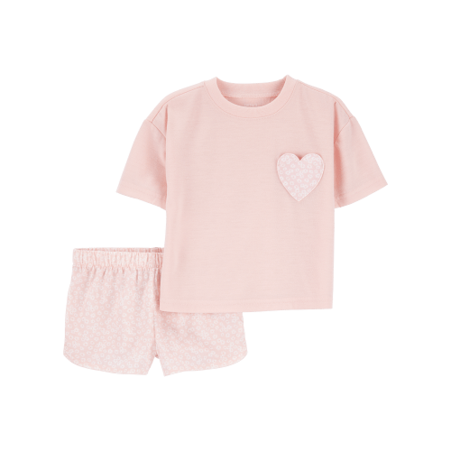 Toddler 2-Piece Heart Loose Fit Pajamas - Carter's | Carter's