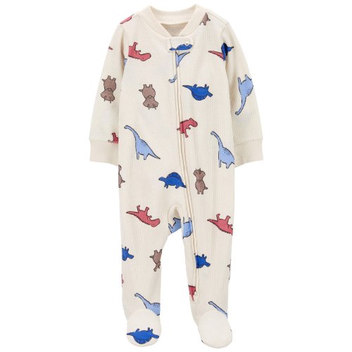 Baby Dinosaur 2-Way Zip Thermal Sleep & Play Pajamas - Carter's | Carter's
