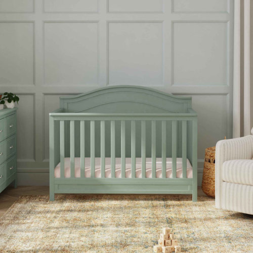 Charlie 4-in-1 Convertible Crib (Green)