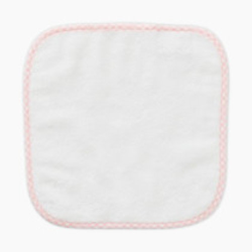 Weezie Pair of Baby Washcloths - Pink Gingham