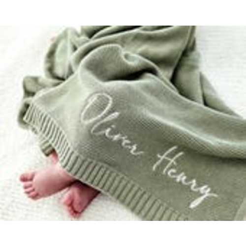 Personalized blanket with name