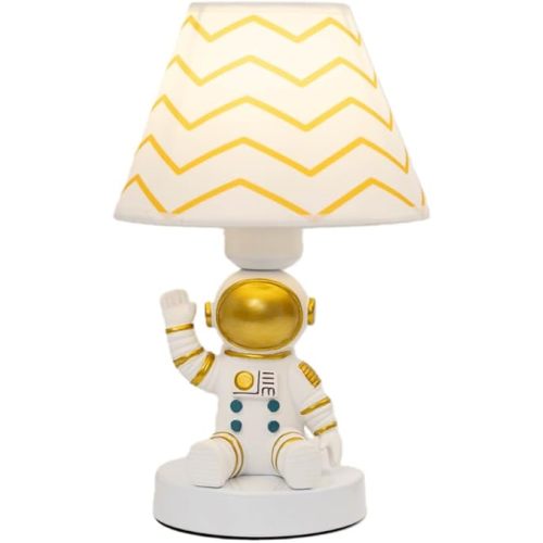 Ecliptix Kids Table Lamp, Adorable 14 Inch Astronaut Style Kids Desk Lamp, Table lamp Kids, Astronaut Bedside Lamp Ideal for Children's Bedroom Decor, Includes LED Bulb