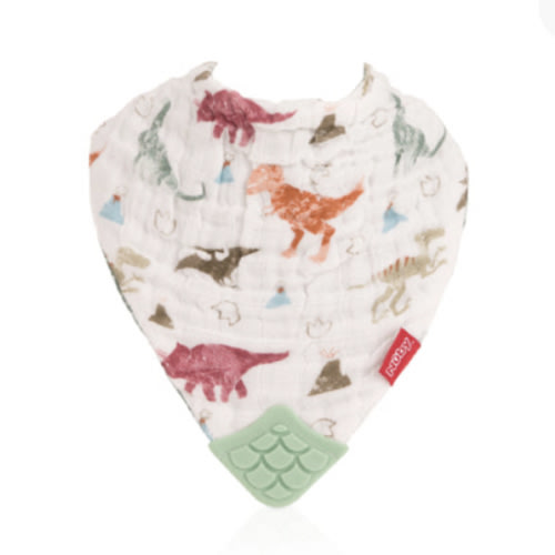 100% Natural Cotton Muslin Teething Bib