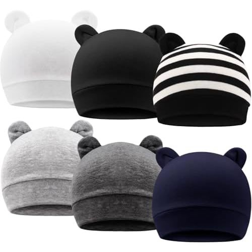 Newborn Baby Hat Infant Beanie Caps Soft Cotton Toddler Hats Newborn Hospital Hat for Baby Boy Girl Kid