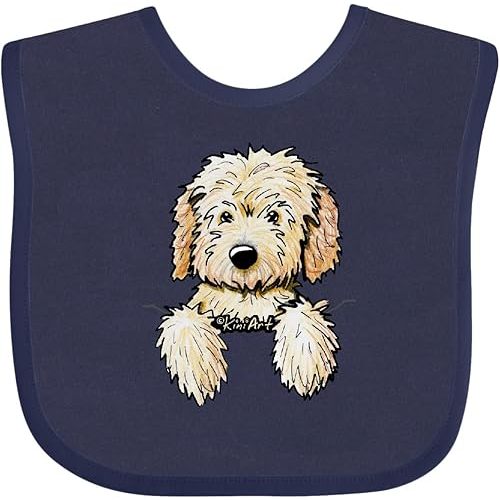 inktastic Pocket Goldendoodle Baby Bib - KiniArt