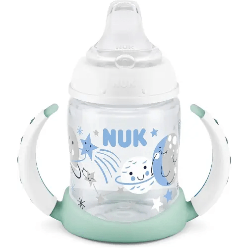 NUK Learner Cup, 5 oz, 1 Pack, 6+ Months – BPA Free, Spill Proof Sippy Cup