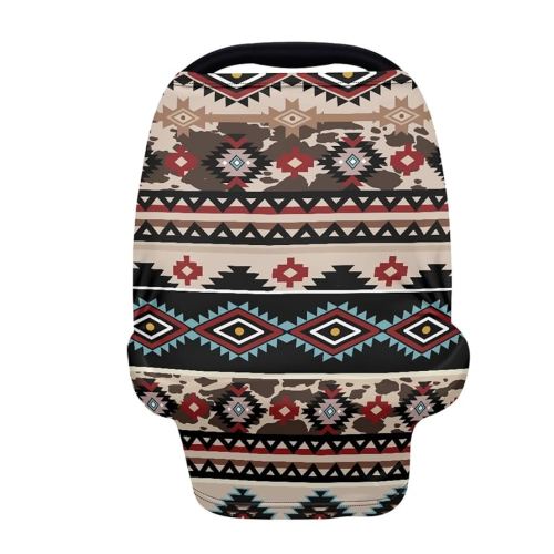 Fashion Tribe Aztec Pattern Baby Multi-use Cover, Mother Nursing Cover,Comfortable Stretchy Nursing Scarf Shopping Cart Cover Fit for Baby Stroller and Mom