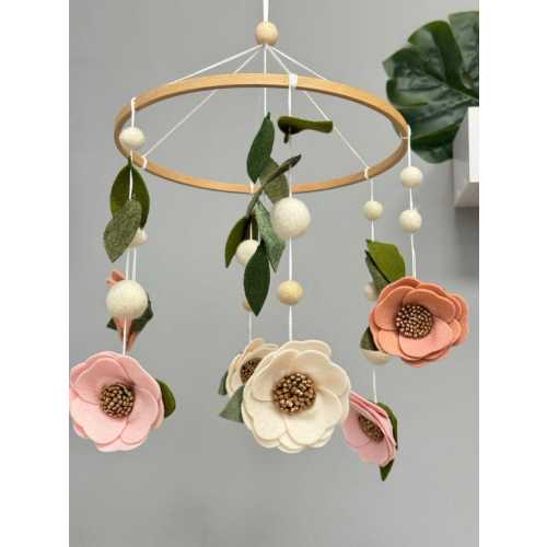 Wildflower Floral Baby Mobile For Nursery decor