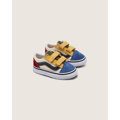 Toddler Old Skool V Shoe in Red / Blue | Vans | Size: 3.5