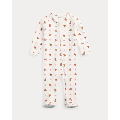 Polo Bear Cotton Footed Coverall