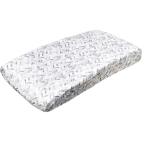 Copper Pearl Premium Knit Changing Pad Cover Soft, Stylish, and Universal Fit for All Standard Diaper Changing Pads, Trendy Design Changing Pad Covers, Alta