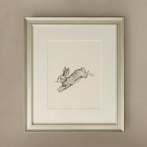 The 'Hare' Rabbit Framed Art