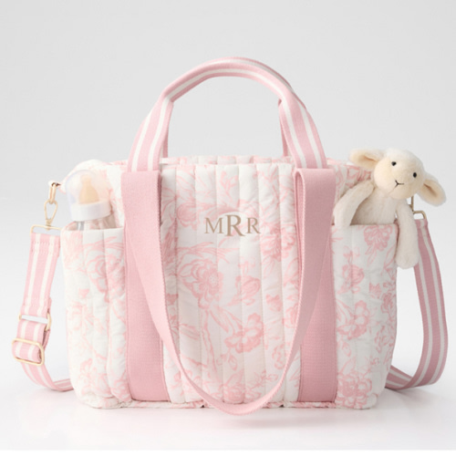 Monogram Sanderson Quilted Diaper Bag