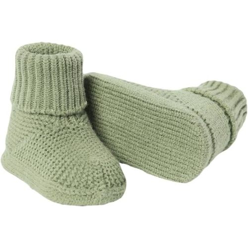 Baby Booties Newborn Babe First Walkers Non-Slip Stay On Boots Crib Shoes Sock Warm Knit Booties