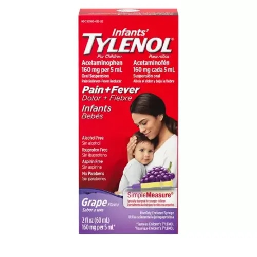 Infants' Tylenol Pain Reliever+fever Reducer Liquid