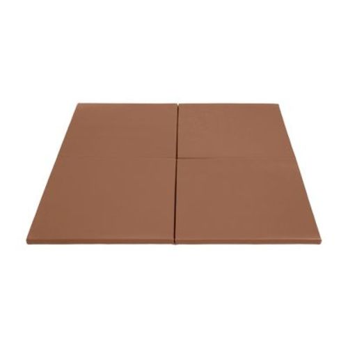 Ecr4kids Softzone Play Patch Activity Mat Squares, Chocolate, 4-pack