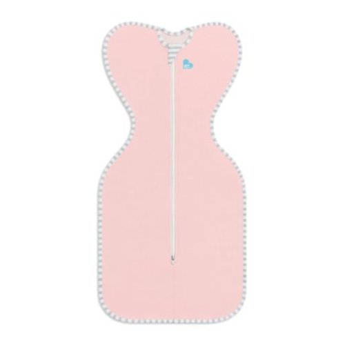 Love to Dream Swaddle Up™ Cotton 1.0 TOG Baby Sleep Sack, Arms Up Design, Twin Zipper, Small 8-13 lbs, Dusty Pink