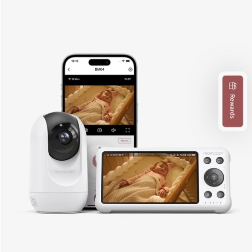 Momcozy 5-Inch Dual-mode Smart Baby Monitor-BM04