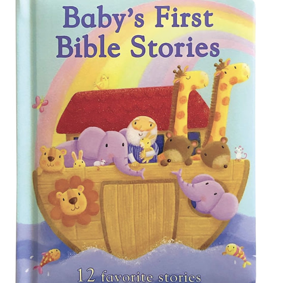 Baby's First Bible Stories Padded Board Book - Gift for Easter, Christmas, Communions, Newborns, Birthdays, Beginner Bible