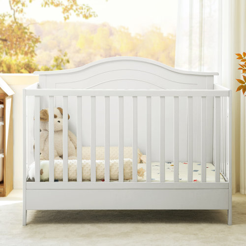 Harriet Bee Andiona 53.74"W Traditional 5-in-1 Convertible Baby Crib & Reviews | Wayfair