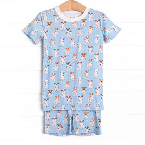 Park Pal Bamboo Pajama Short Set, Blue – Stitchy Fish