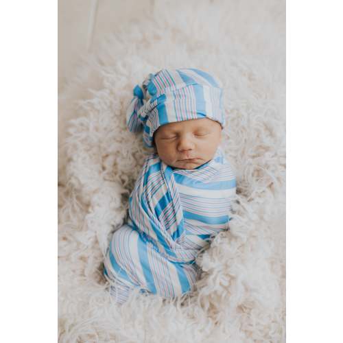 Fresh Stripes Swaddle Blanket Set