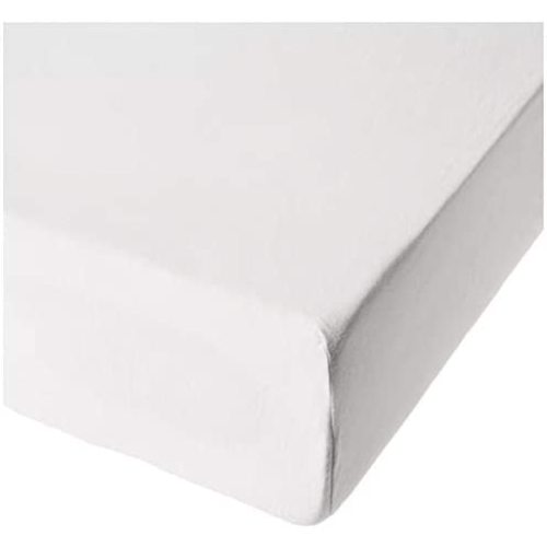 HonestBaby Organic Cotton Fitted Crib Sheet, Bright White, One Size
