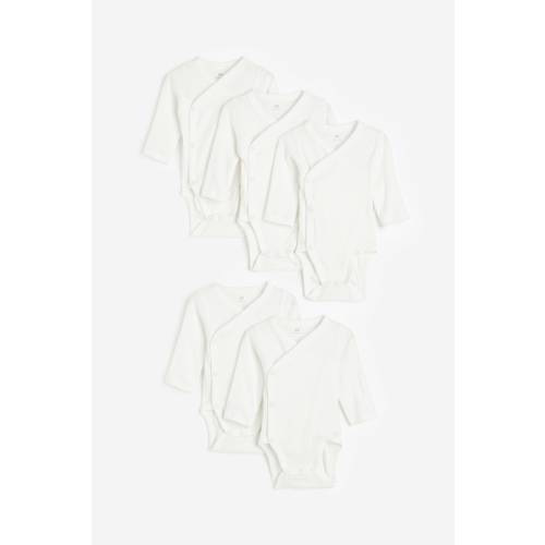5-PACK RIBBED WRAPOVER BODYSUITS