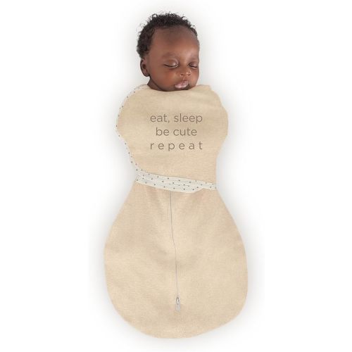 SwaddleDesigns 6-Way Omni Swaddle Sack Arms Up Swaddle for Newborn, More Options to Calm Startle Reflex, Improves Sleep