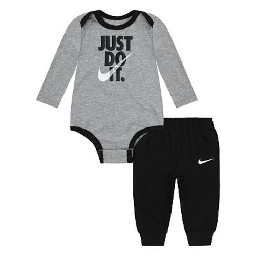 Newborn Baby Boys Nike "Just Do It." Bodysuit and Pants 2-Piece Set