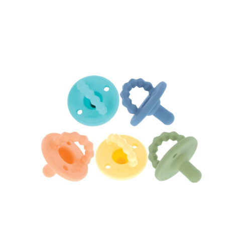 Silicone Softees Pacifier & Teether (5 Pack)