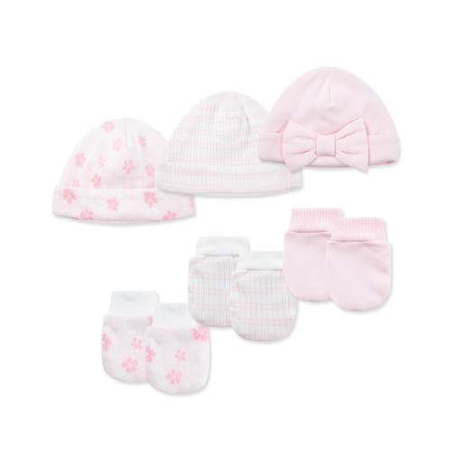 Petals Hat &amp; Mitt Set - Little Me
