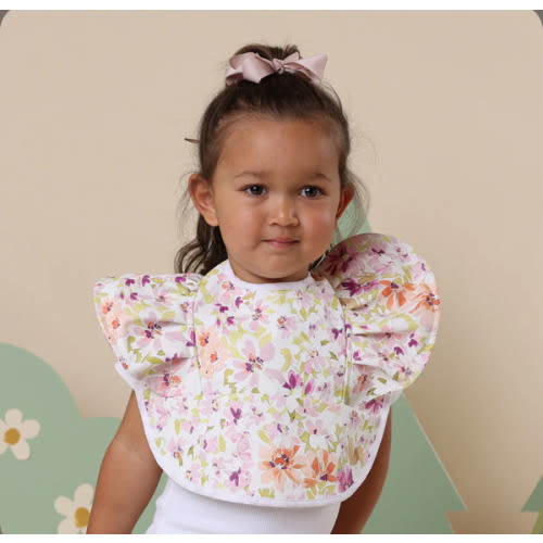 Isla Waterproof Snuggle Baby Bib With Frill | Snuggle Hunny
