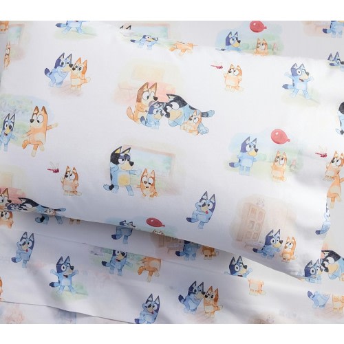 Bluey Organic Toddler Sheet Set