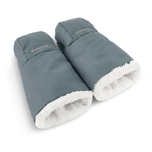 UPPAbaby CozyHandmuff/Easily Attaches to Stroller Handlebars/Ultra-Plush, Weather-Proof Hand Protection/Callum (Stone Blue)