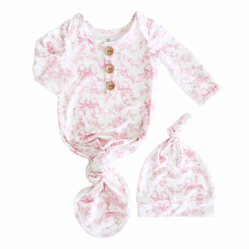Printed Knot Gowns for Girls | Best Sellers