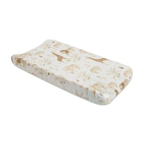 Crane Baby Cotton Quilted Change Pad Cover - Parker Floral