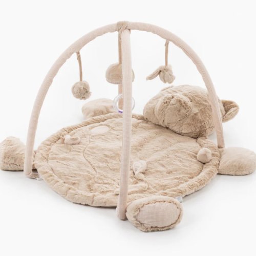 Bear Playmat & Gym - Beige