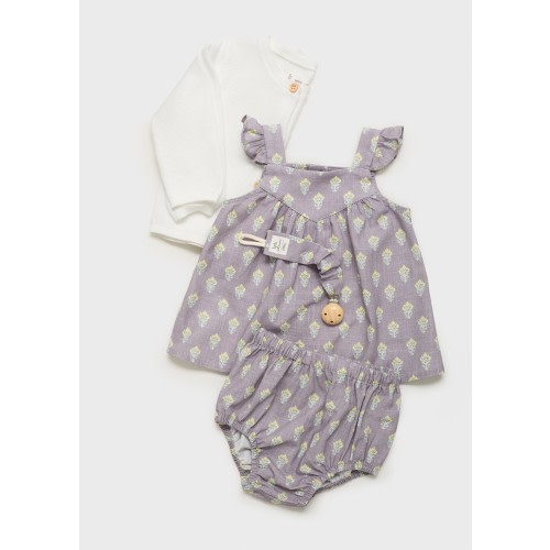 Printed dress and nappy cover - Kids | MANGO USA