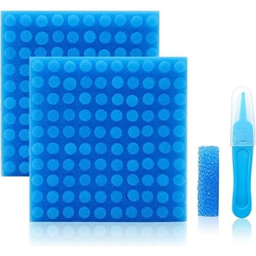 Nasal Aspirator Hygiene Filters 200PCS, Replacement for NoseFrida Nasal Aspirator Filters Safe Environmental, BPA, Phthalate & Latex-Free (200 Count +Tweezer)