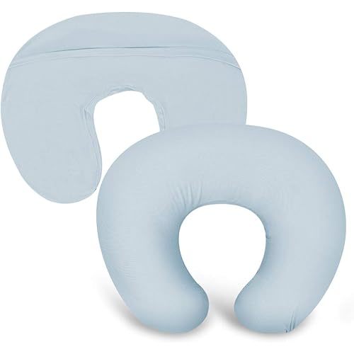 Nursing Pillow with 2 Covers, Feeding Pillows for Breastfeeding, Baby Nursing Pillow, Machine Washable