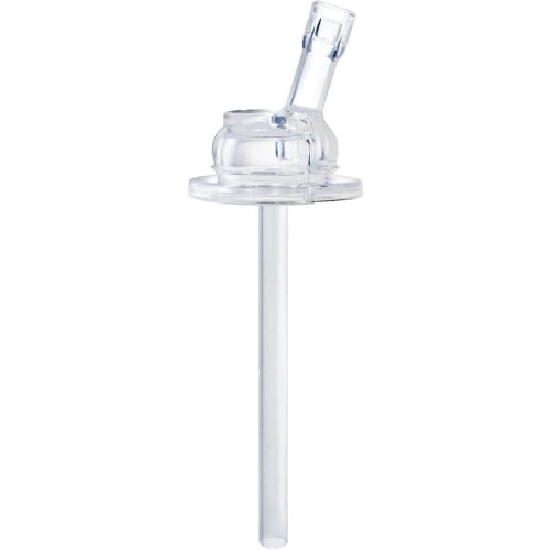 Pura Kiki Silicone Straw - Clear & Silicone, Plastic-Free, MadeSafe Certified, Medical-Grade Silicone Straw for Kids, Toddlers, Preschoolers, Babies & Infant - 1-pack