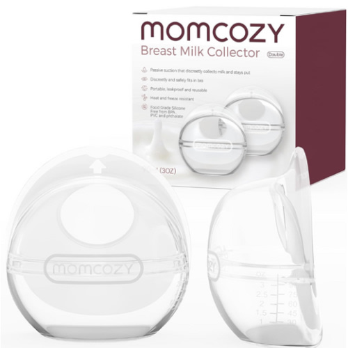 Amazon.com: Momcozy Breast Milk Collector, Milk Collectors for Breastfeeding, Reusable Breast Milk Shells, Silicone Catcher with More Fit & Soft (3oz/90ml, 2 Counts) : Baby