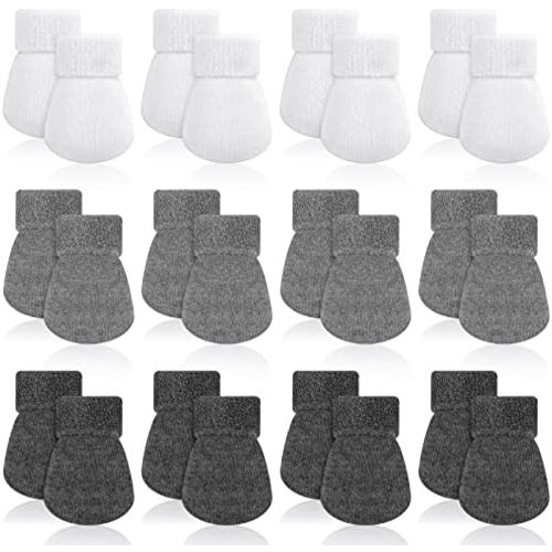 12 Pairs Preemie Mittens for Girls Boys Preemie Hand Mitten Premature Baby Mittens Preemie Gloves for Newborn Infant Toddler