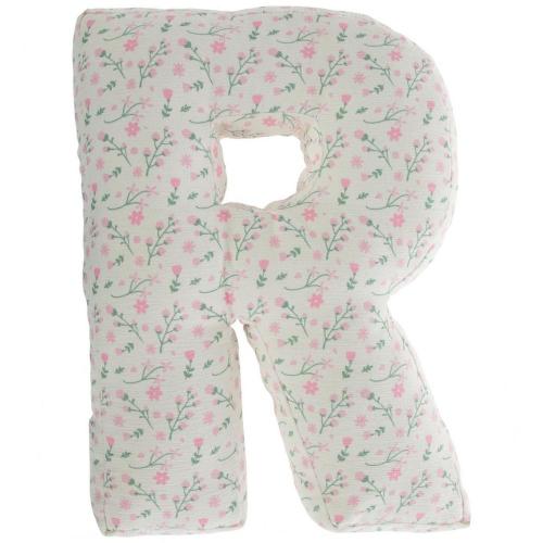 Floral Letter Pillow