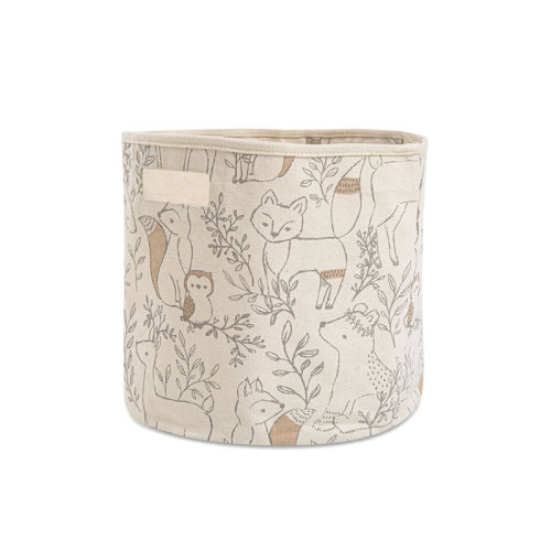 Birch Lane™ Gardenia Woodland Animal Storage Bin For Nursery or Kid's Room & Reviews | Birch Lane