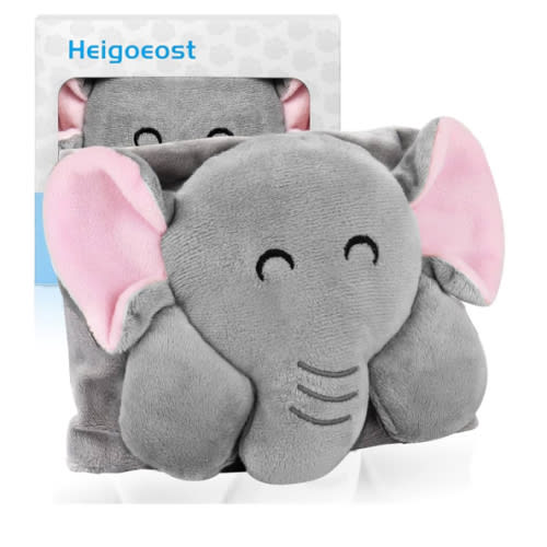 Baby Colic and Gas Relief - Heigoeost Heated Tummy Wrap for Newborns Belly Relief by Soothing Warmth, Baby Heating Pad Swaddling Belt Relief & Soothe Gas, Colic and Upset Stomach for Fussy Infants