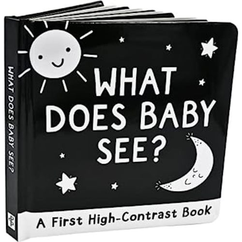 What Does Baby See? A High-Contrast Board Book (Padded Cover)