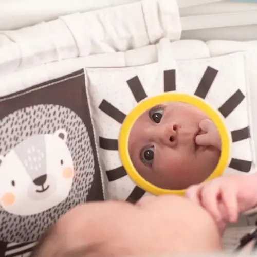 Taf Toys Black And White Book Savannah | Baby Bunting AU